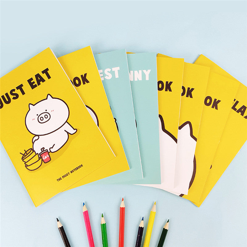 Qimo Pig 4-Pack Kids' Notebooks