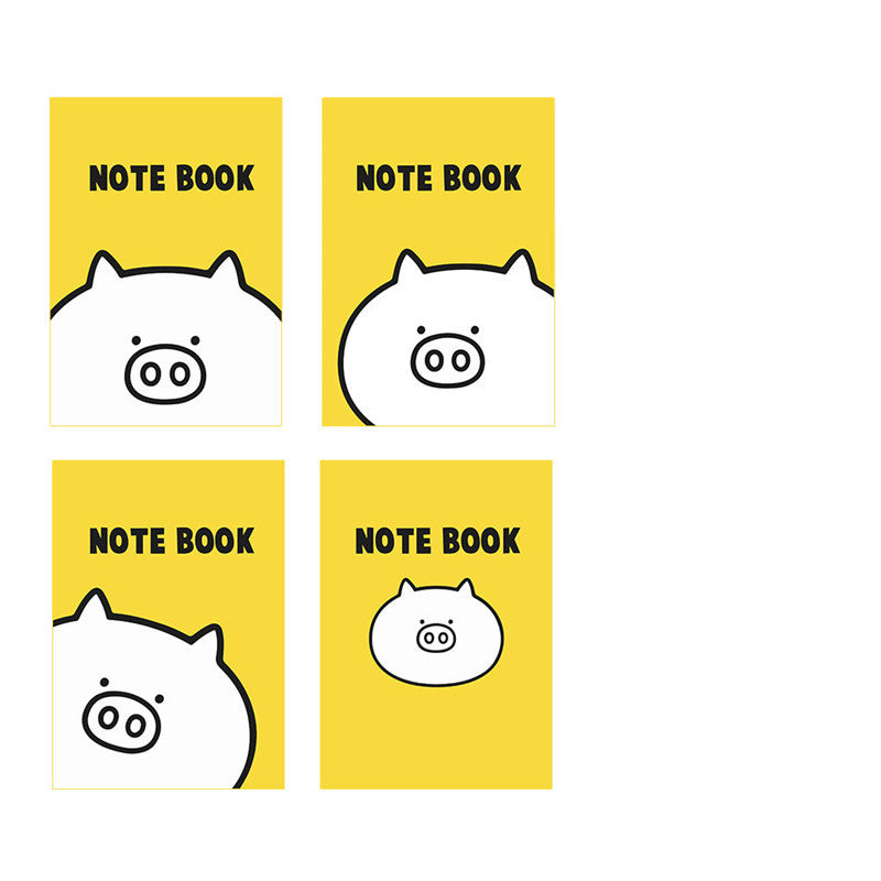 Qimo Pig 4-Pack Kids' Notebooks